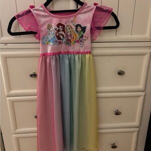 Disney Princess Multicolor Kids Nightgown